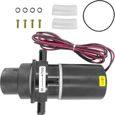 Toiletpomp Montagekit - Toiletpomp Onderdelen - Afvalwater Verpompen - Grote Compatibiliteit - 12V - Zwart