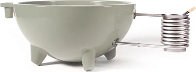 Weltevree | Dutchtub Original | Hottub Houtgestookt | Jacuzzi, Zwembad, Bad Voor Buiten | Kiezelgrijs RAL 7032 | Polyester | Hottub voor Buiten | 600 Liter