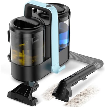Nexvo® Tapijtreiniger machine - Tapijtreiniger - Tapijtreiniger apparaat - Zwart/Blauw - 37cm x 30cm x 18cm