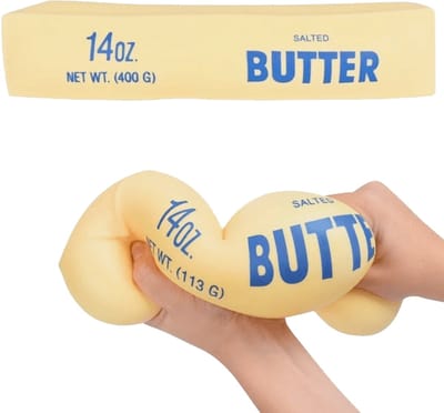 Premium Kwaliteit Boter Squishy / Butter Stressbal | Anti Stress Speelgoed | Tik-Tok Fidget | Slowrising - Boter