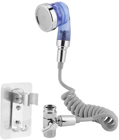Dailygoods- Handdouchekraan 3-functie - Doucheset met negatieve ionen - Roestvrijstalen uitlaatpaneel - Flexibele PU buis - Hoogwaardige ABS-behuizing - Eenvoudig te reinigen - Douchekop