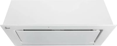 GURARI plafondAfzuigkap GCH E 217 WH 90 PRIME, inbouwAfzuigkap 90 cm, in wit, wit glas, 1000m³/h