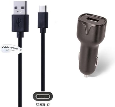OneOne auto oplader + 0,50m standaard USB C kabel. 2.1A lader. Autolader adapter past op TomTom GO Expert Plus, GO Superior, GO Exclusive, GO Expert 7 Plus, GO Navigator, GO Superior, Go Classic, Go Camper Max / PP, Go Professional 2e Gen.