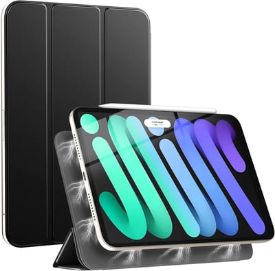Magnetische Smart Folio Hoes voor iPad Mini 6 (8.3 Inch) - Slank en Lichtgewicht, Auto Sleep/Wake Functie, Bescherming tegen Stoten en Krassen