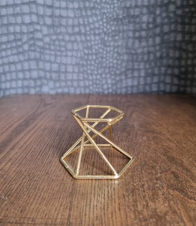 ThaleiaDesign - Edelsteen bol standaard - Edelstenen en Mineralen - Spiritualiteit - Woondecoratie - bollen standaard - edelsteen houder - edelsteen standaard - goude standaard