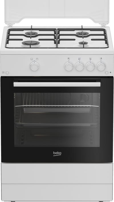 Beko FBG62010DW Vrijstaand fornuis A Gas Gaskookplaat Wit