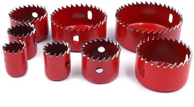 Dailygoody - Gatzaagsysteem voor Hout - 11-delige Boorset - Hoogwaardige Stalen Precisie Snijtechniek - Geschikt voor Houtbewerking - Boor - Precisie