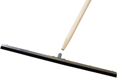 Metalen Waterschuiver - U-profiel Schuiver - Vloeren Drogen - Extra Stabiel Metaal - 100 cm Breed - Zilver