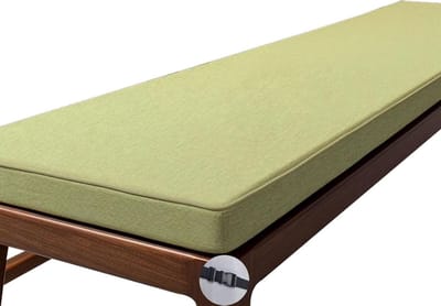 Bankkussen Extra Dik - Tuinkussen Zitting - Comfortabel Zitten - Waterdicht Antislip - 100x50cm - Groen