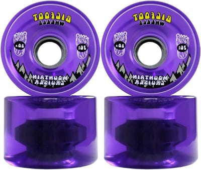 Longboard Wielen - Cruiser Wielen - Soepel Rijden - Extra Grote Diameter - 76mm 80A - Paars