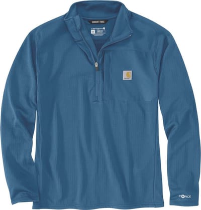 Carhartt T-shirt met hoge kraag en halve rits 106423