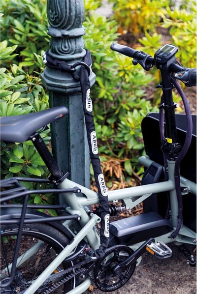 Fietsslot ABUS Insteekketting - Adaptor Chain 2.0 8KS - - zwart - 85 cm - geschikt voor elektrische fietsen - stadsfietsen