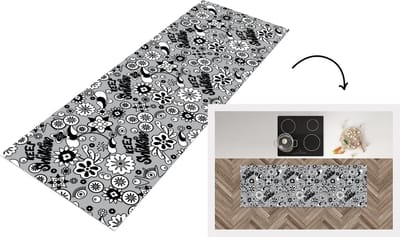 Keukenloper - Loper keuken - Bloemen - Patronen - Quotes - 150x50 cm - Keukenloper vinyl