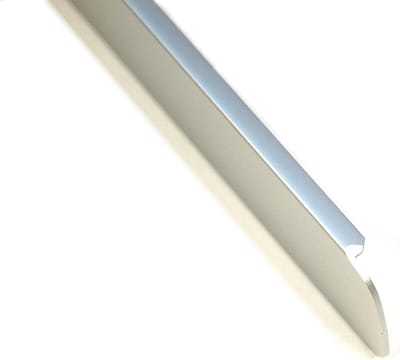 Eindstrip Keukenblad - Hoeklijst Werkblad - Rand Afdekken - Rechter Hoek - 38 mm 60 cm - Aluminium