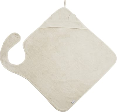 Nifty - Handsfree Badcape - Speciale badstof baby handdoek die je om je heen hangt - Handig bij het badderen van je baby - Origineel kraamcadeau – Vanilla