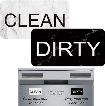 Dailygoods- Vaatwassermagneet Dubbelzijdig - Clean/Dirty Indicator - Keuken Magneet - Eenvoudig te Bedienen - Duidelijke Markering - Efficiënt Werken - Statusindicator