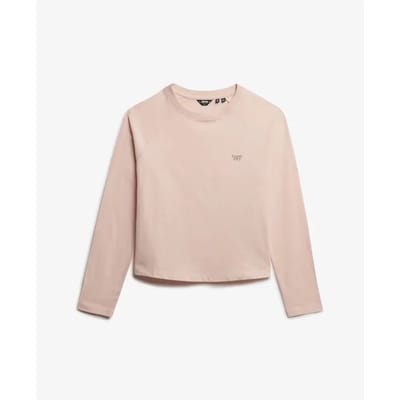 Dames-T-shirt met lange mouwen Superdry Essential Logo