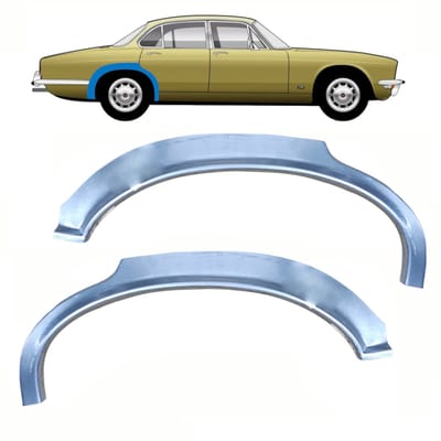 Reparatiepaneel achterspatbord voor Jaguar XJ 1968-1973 / Links + Rechts / Set