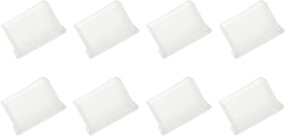 Beschermhoezen voor Stoelpootjes van 40mm x 20mm - 8 Stuks Rechthoekige PVC Beschermers voor Meubels, Sofa en Tuinset