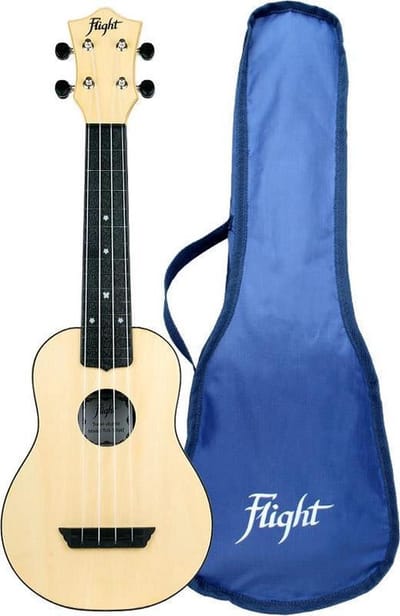Flight: TUS35 ABS Travel Ukulele - Natural