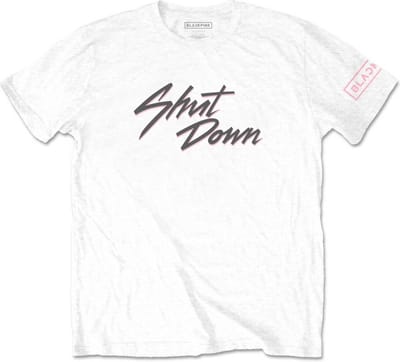 Blackpink - Shut Down Heren T-shirt - S - Wit