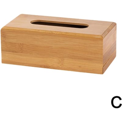 Houten Tissuebox Modern Minimalistisch Design Tissueboxhouder Houten Tissuehouder voor Hotel Restaurant Hotel Kantoor Eenvoudig bij te vullen