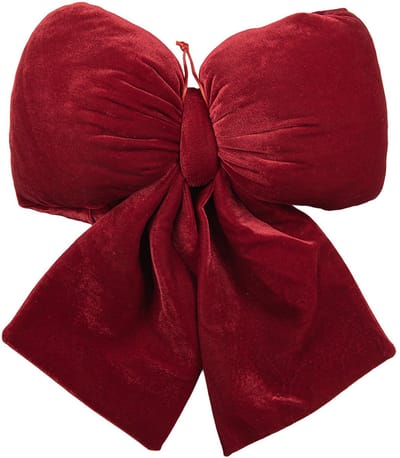 Clayre & Eef Decoratie Strik 30x12x35 cm Rood Synthetisch