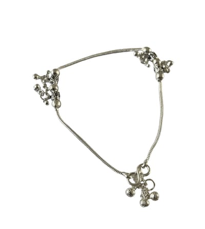 N3 Collecties Hoge kwaliteit verzilverde enkelbandjes voor dames