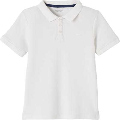 Vertbaudet Poloshirt met korte mouwen voor jongens met borduurwerk op de borst