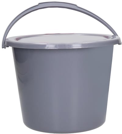 Barato Emmer Barato Met Deksel Grijs