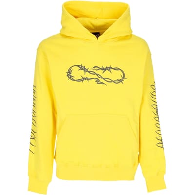 Heren Wire Hoodie Geel