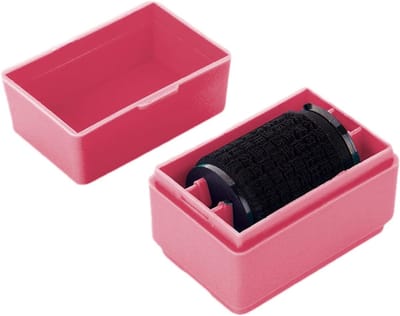 Privacy Roller Stempel - Vertrouwelijke Stempel - Privacy Beschermen - Bedekt Gevoelige Informatie - 3.6 x 2.3 x 3 cm