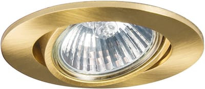 QAZQA cisco - Moderne Inbouwspot - 1 lichts - Ø 90 mm - Goud/messing - Woonkamer | Slaapkamer | Keuken
