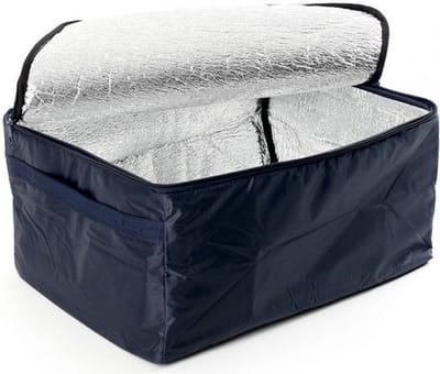 Connabride caddy koeltas - krat koelzak - vouwkrat koelbox - 32 liter - Blauw