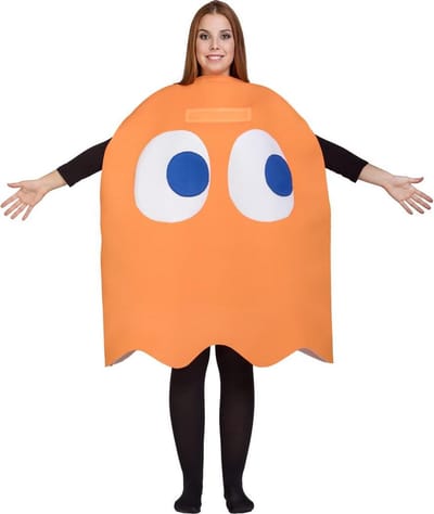 FUNIDELIA Ghost Clyde Pac-Man Kostuum - Maat: One Size