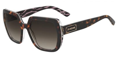 Moschino Love MOL082/S Havana patttrn pink 56/19/140 WOMAN Zonnebrillen
