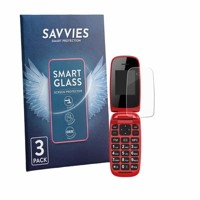 3 Stuks Savvies Screenprotector - geschikt voor Chakeyake R341 - beschermfolie glas transparant