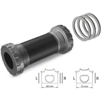 Miche Bottom Bracket Evo Max Bsa 68-73mm Ø 24mm Zwart
