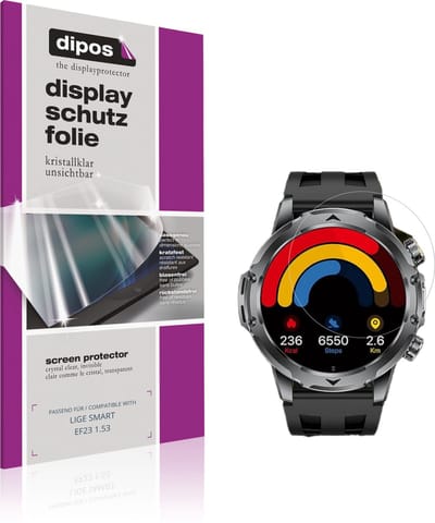 dipos – 6x Beschermfolie geschikt voor LIGE SMART EF23 1.53 | Krasbestendige & heldere Screenprotector Ultra-Thin