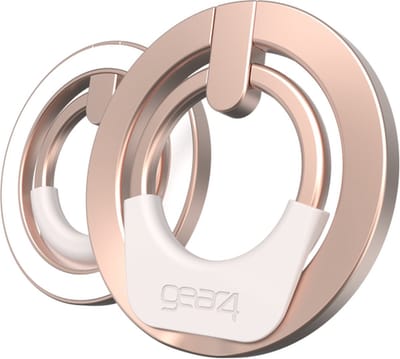 Gear4 Zagg Accessories Telefoon Ringhouder geschikt voor veel modellen 360 Graden Draaibaar, Rose Gold