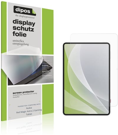dipos – 2x Matte Beschermfolie geschikt voor Nubia Red Magic Astra 2 Gaming Tablet | Krasbestendige & antireflecterende Screenprotector Ultra-Thin