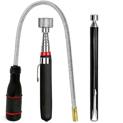 Verstelbare Magnetische Stang Set van 3, Draagbare Telescopische Lifter tot 5 kg voor Thuis, Werkplaats en Reparaties
