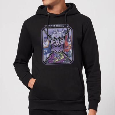 Transformers Decepticons Hoodie - Black - M