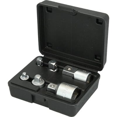 Brilliant Tools BT024006 BT024006 Dopsleuteladapterset 6.3 mm Aandrijving 1/4 (6,3 mm), 3/8 (10 mm), 1/2 (12,5 mm), 3/4 (20 mm) 1 stuk(s)