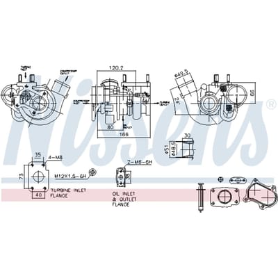 Supercharger, drukvulling NISSENS 93473