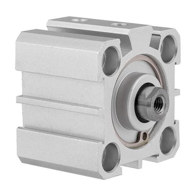 Cylindre pneumatique à double effet SDA25 10 25mm d'alésage 10mm de course en aluminium