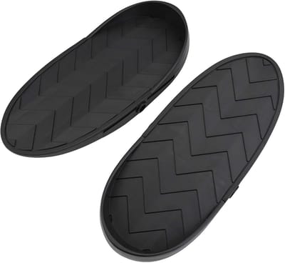 Roeimachine pedalen - Vervangende riemen - Intensieve training - Antislip ontwerp - 30 x 13 cm - Zwart grijs