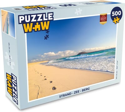 Puzzel Strand - Zee - Berg - Legpuzzel - Puzzel 500 stukjes