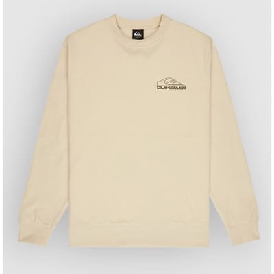 Quiksilver Basic Graphic Sweatshirt Beige L Man