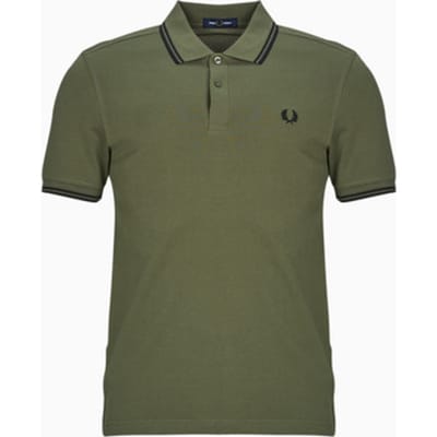 Fred Perry Twin tipped polo - laurel wreath green black